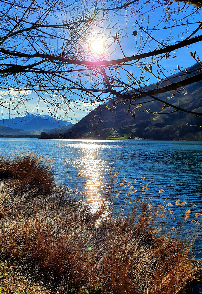 Lago di Endine - Lago, Sole.
