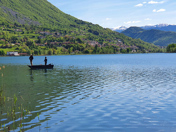 Fishermen at Lake Endine