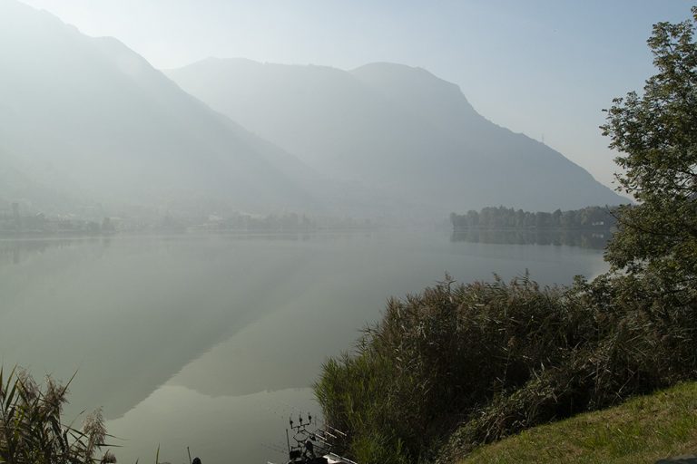 Vista panoramica postazione carpfishing endine - Località Acquedotto